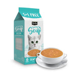 Kit Cat Savoury Milk & Soup Wet Food Pouch 50g (Soup) Seafood