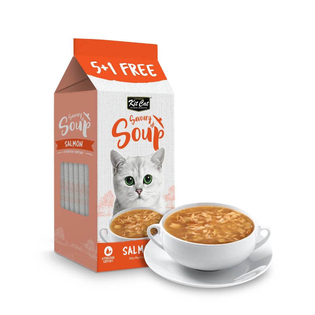 50g Kit Cat Savoury Milk & Soup Wet Food Pouch (Milk) Cat