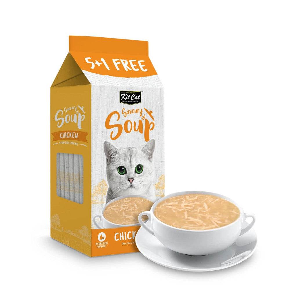 50g Kit Cat Savoury Milk & Soup Wet Food Pouch (Soup) Chicken