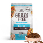 Absolute Holistic Grain Free Dry Food for Cats 3lbs - Hairball, Coat Care, Indoor, Urinary Health & Kitten Nutrition Kitten