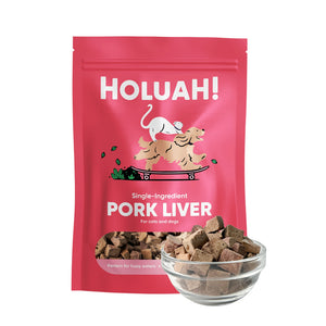 Holuah! Freeze Dried Single Ingredient Treats For Cats & Dogs 50g 70g - High Protein Real Meat Snack