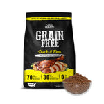 Absolute Holistic Grain Free Dry Dog Food 3.3lbs / 22lbs - High Protein Complete & Balanced For Dogs Duck & Peas 3.3lbs
