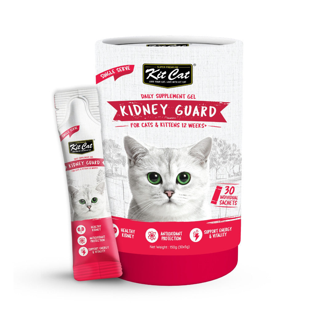 Kit Cat Daily Nutritional Supplement Gel For Cats | Tub (5g x 30 sticks) | Pet Health Support