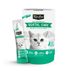 Kit Cat Daily Nutritional Supplement Gel For Cats | Tub (5g x 30 sticks) | Pet Health Support