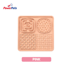 PowerPets Silicone Slow Feeder For Pets - Food-Safe Silicone Non-Toxic Pet Bowl Training Licking Pad