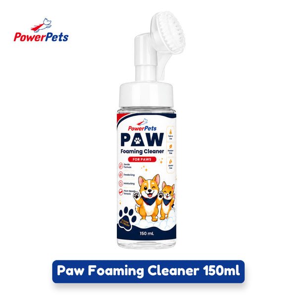 Powerpets Paw Foam Cleaner 150ml - Paw Freshness & Protection Formula