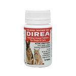 DIREA 50 Tablets - Gut Calming Supplement For Dogs & Cats Direa Tablet 50 Tabs