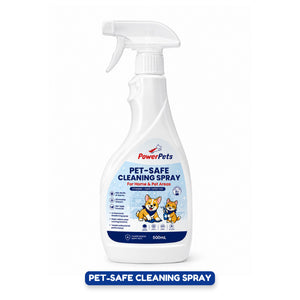 Powerpets Cleaning Spray 500ml - Multi-Purpose Pet-Safe Cleaning Spray Odor & Germ Protection