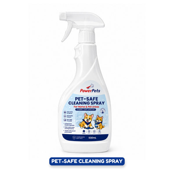 Powerpets Cleaning Spray 500ml - Multi-Purpose Pet-Safe Cleaning Spray Odor & Germ Protection Cleaning Spray 500ml