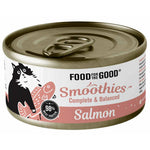 Food for the Good Smoothies Wet Can Cat Food 80g - Complete & Balanced Cat Meal Salmon