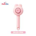 PowerPets Hair Comb & Hair Brush For Pets - Grooming Hair Care & Reduces Shedding Hair Brush (Pink)