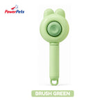 PowerPets Hair Comb & Hair Brush For Pets - Grooming Hair Care & Reduces Shedding Hair Brush (Green)