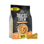 Absolute Holistic Dog Dental Chew Jumbo Pack 450g & 500g - Oral Treats For Dog Peanut Butter Petite 50s