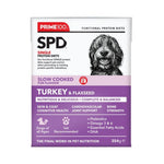 Prime 100 Slow Cooked Protein Diets Dogs Food 354g Turkey & Flaxseed