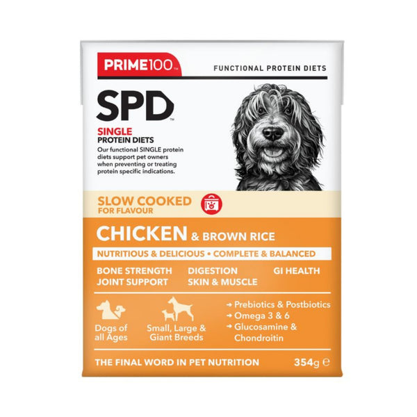 Prime 100 Slow Cooked Protein Diets Dogs Food 354g