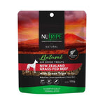 Nutripe Natural Air-Dried Dog Treats With Green Tripe 100g - Premium NZ Grass-Fed Meat Dog Food Beef