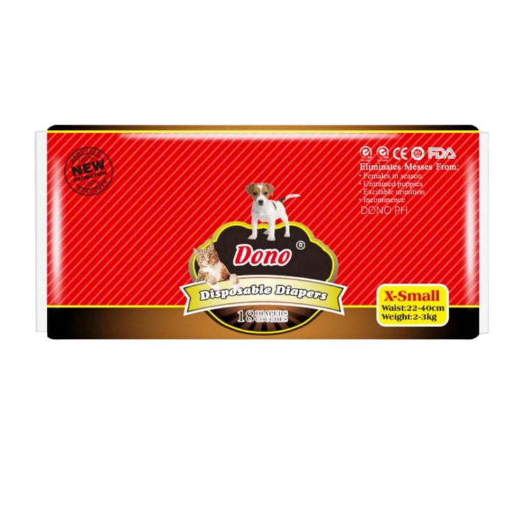 Dono Disposable Dog Diapers Orig Female XS