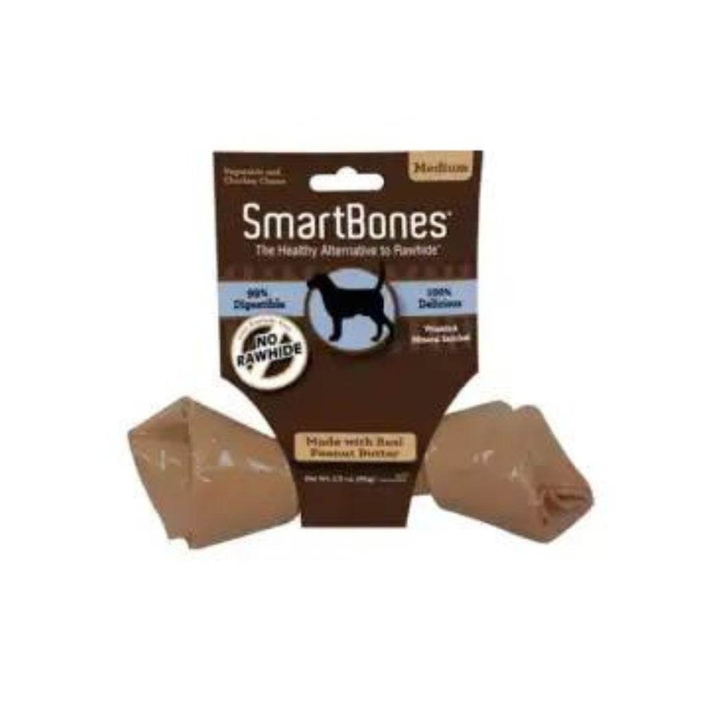 Smartbones Classic Bone Chews Peanut Butter Belly Band - Medium 1pcx3