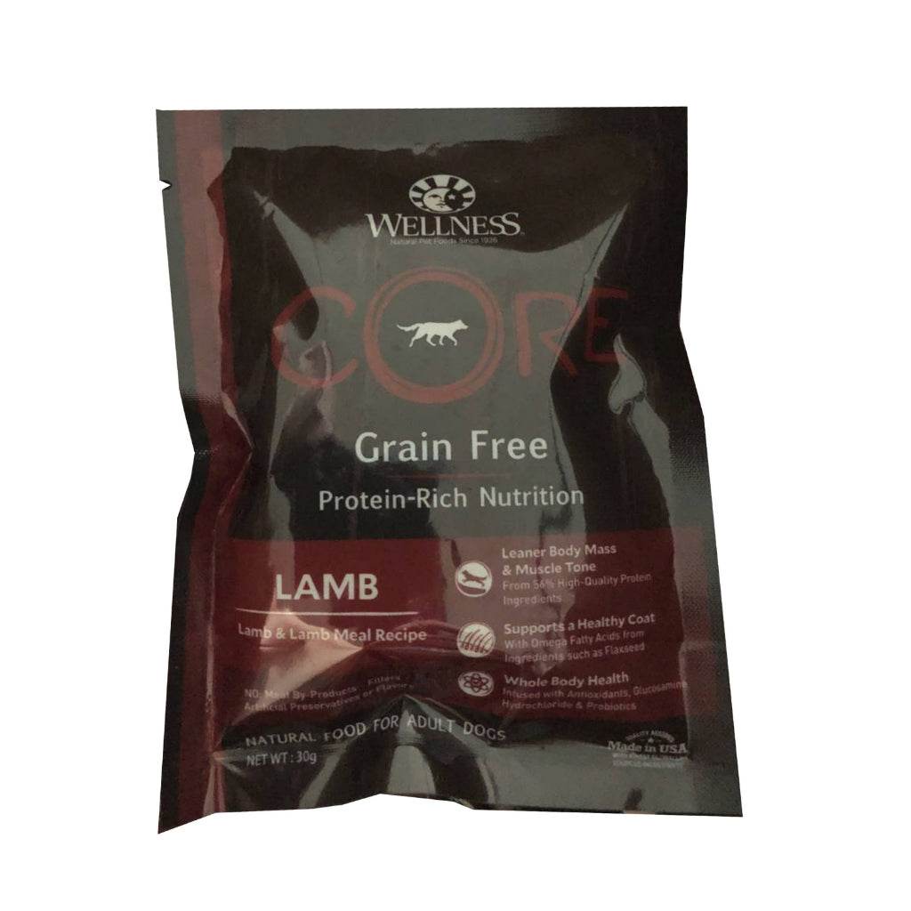 Wellness CORE Grain Free Dry Food for Dog Lamb 30g