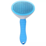 Pet Grooming Comb Cat Dog Easy Fur Removal Brush Blue