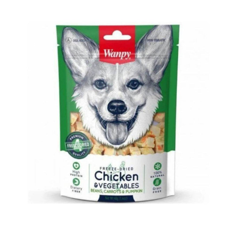 Wanpy Jerky Treats For Cats & Dogs FDChicken&Vegetables