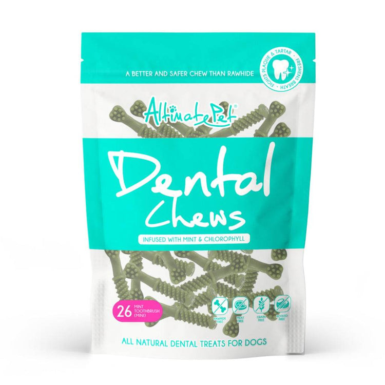 150g Altimate Pet Dog Dental Chew Mini Mint 26s