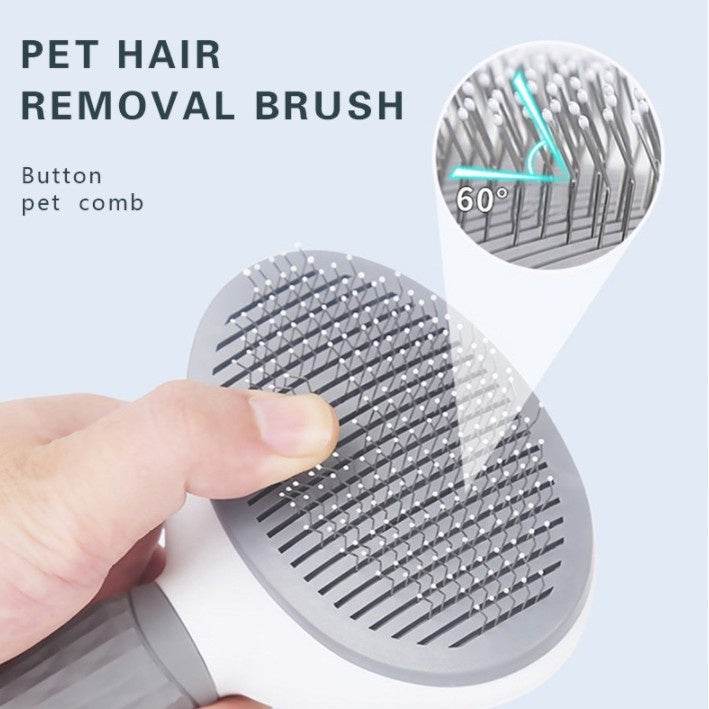 Pet Grooming Comb Cat Dog Easy Fur Removal Brush