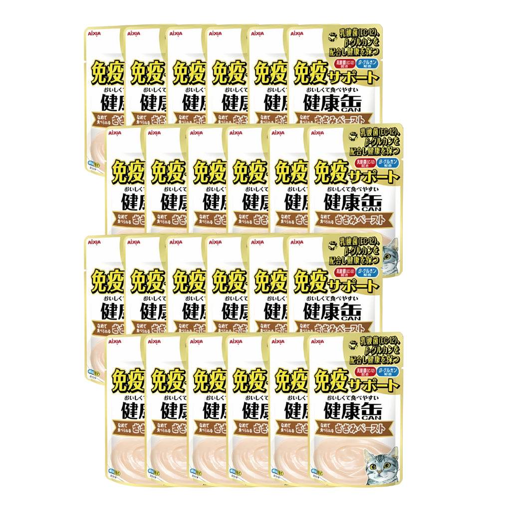 Bundle of 24 Aixia Kenko Pouch For Cat KPM3 Chicken Fillet