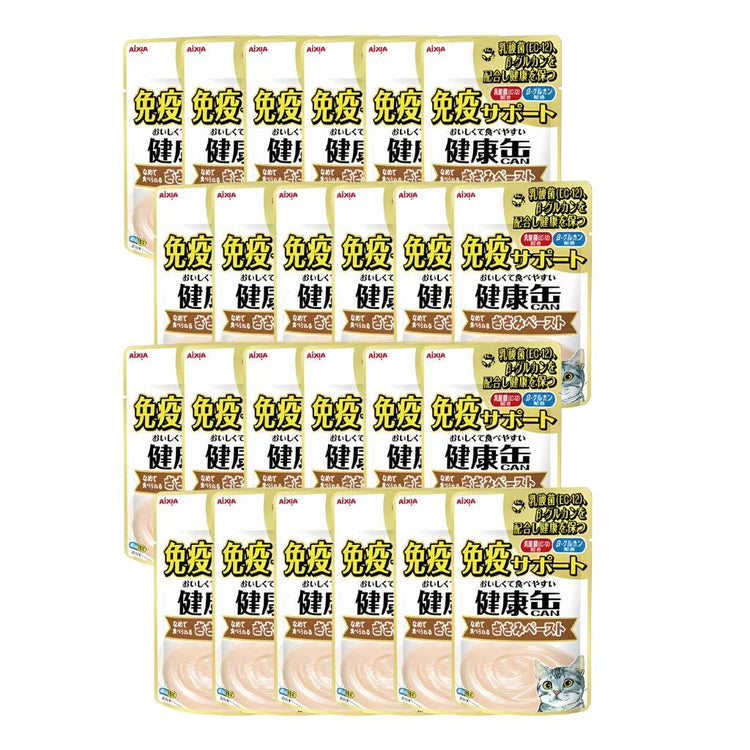 Bundle of 24 Aixia Kenko Pouch For Cat KPM3 Chicken Fillet