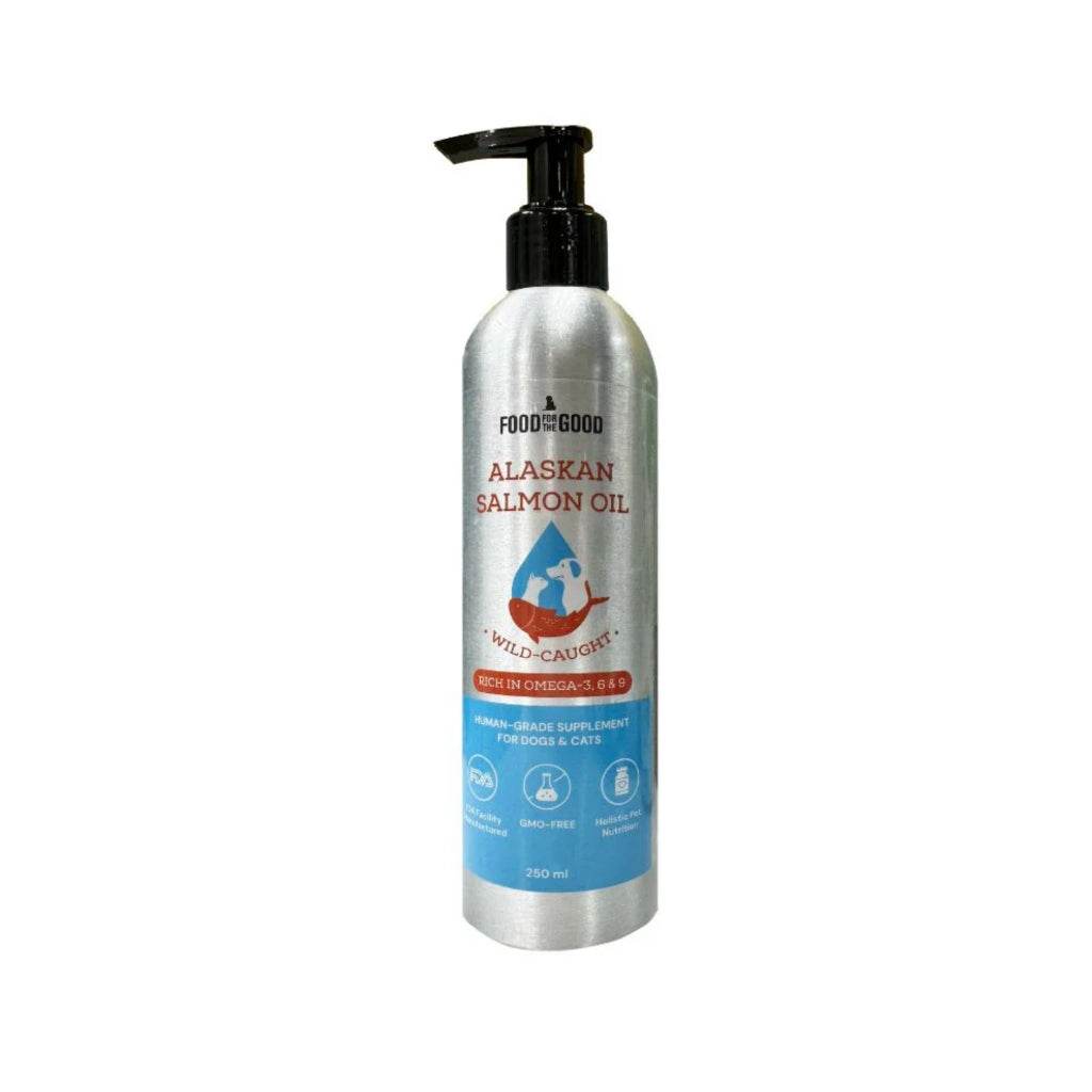 Food For The Good Freeze-Dried & Air Dried Treats AlasknSalmonOil250ml