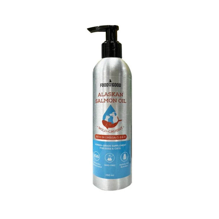 Food For The Good Freeze-Dried & Air Dried Treats AlasknSalmonOil250ml