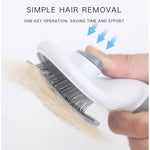 Pet Grooming Comb Cat Dog Easy Fur Removal Brush