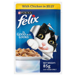 Purina Felix As Good As It Looks Wet Cat Food 85g Adult Chicken