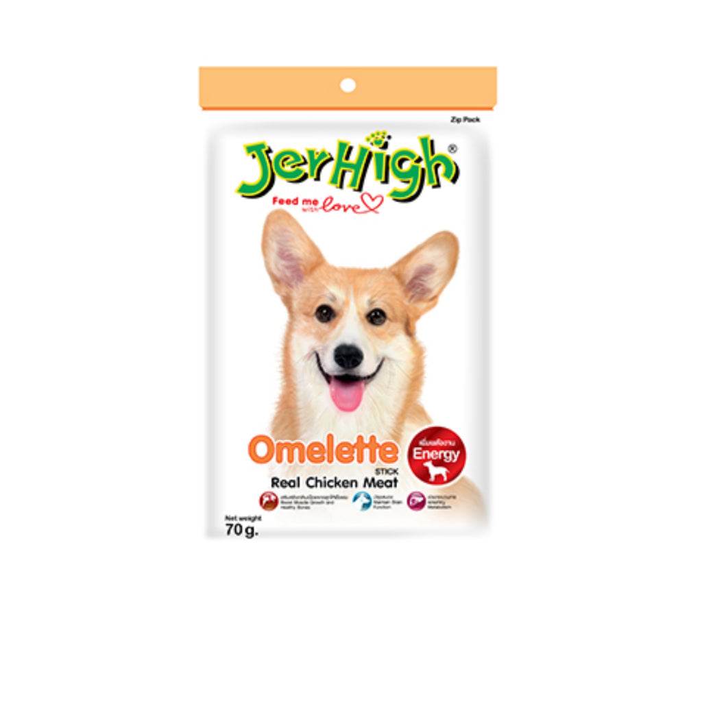 JerHigh Mix Dog Treats 50g/70g Omelette 70g