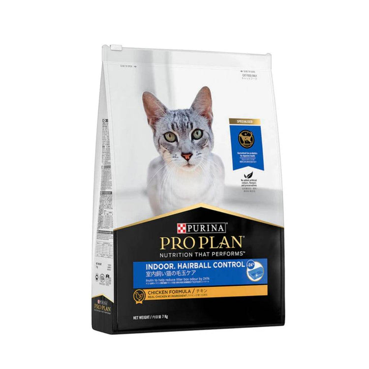 Purina Pro Plan Premium Cat Dry Food 1.5kg-8kg ChicIndoorHairbal7kg