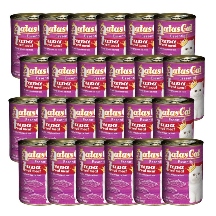 [Bundle of 24] Aatas Cat Soupy Stew Tuna Red Meat in Gravy 400g E: Tuna Red Meat