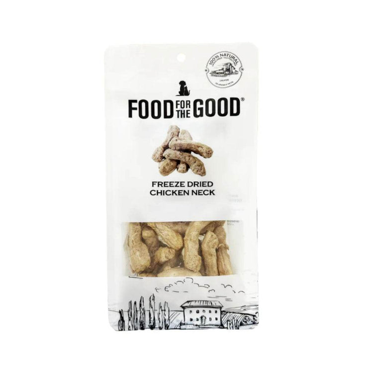 Food For The Good Freeze-Dried & Air Dried Treats FD Chicken Neck 70g
