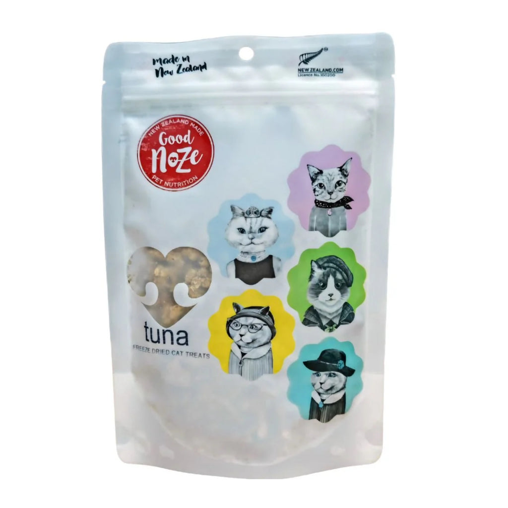 Good Noze Freeze-Dried Treats For Cat & Dog 60g 65g 100g - Complete Meal for All Life Stages Cat Tuna Pellets 65g